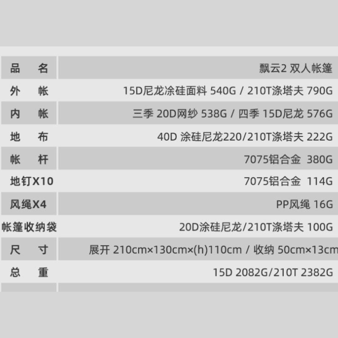 三峰出飄雲2尺寸
