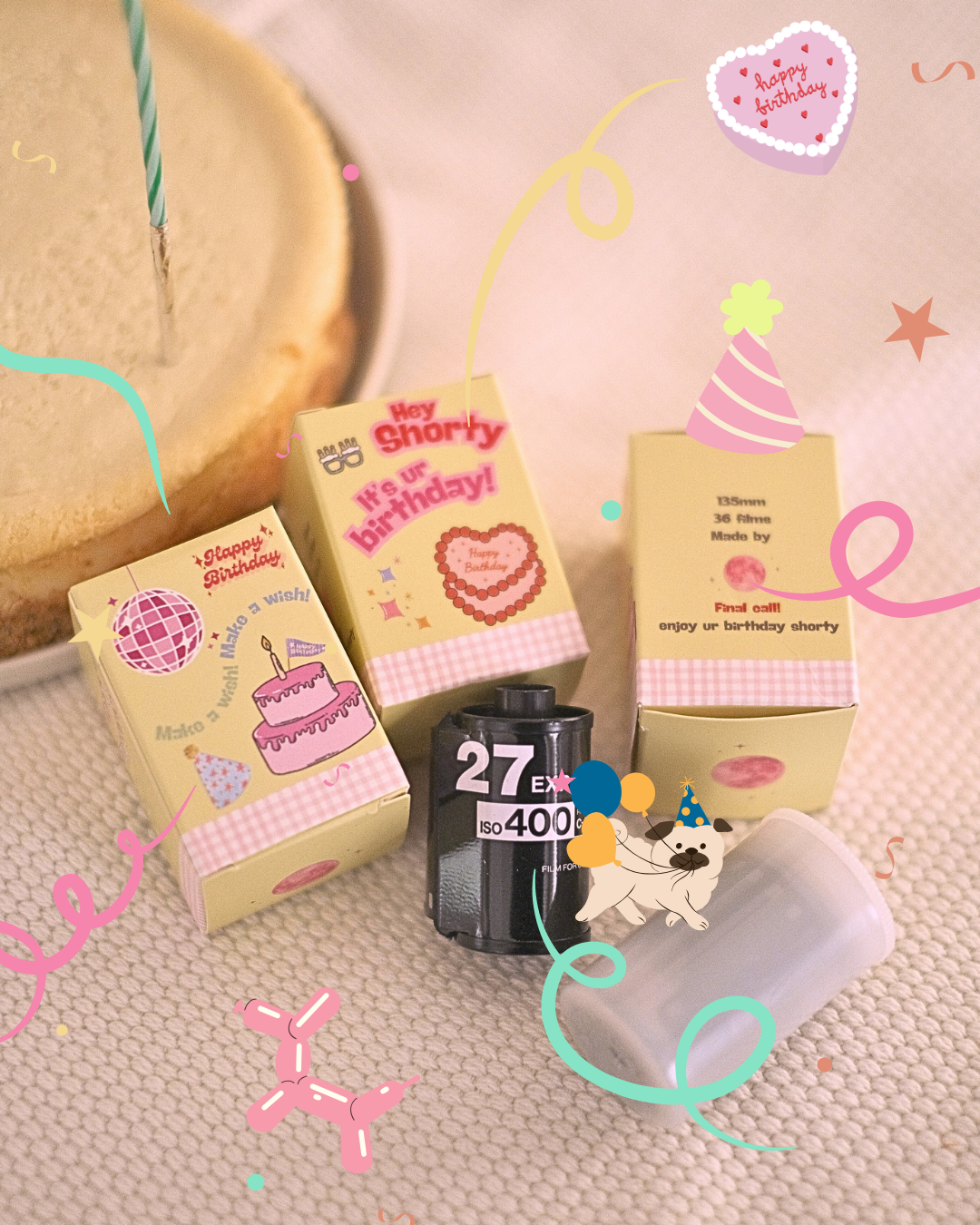 Hey Shorty! It's ur birthday 生日限定底片膠卷 27張