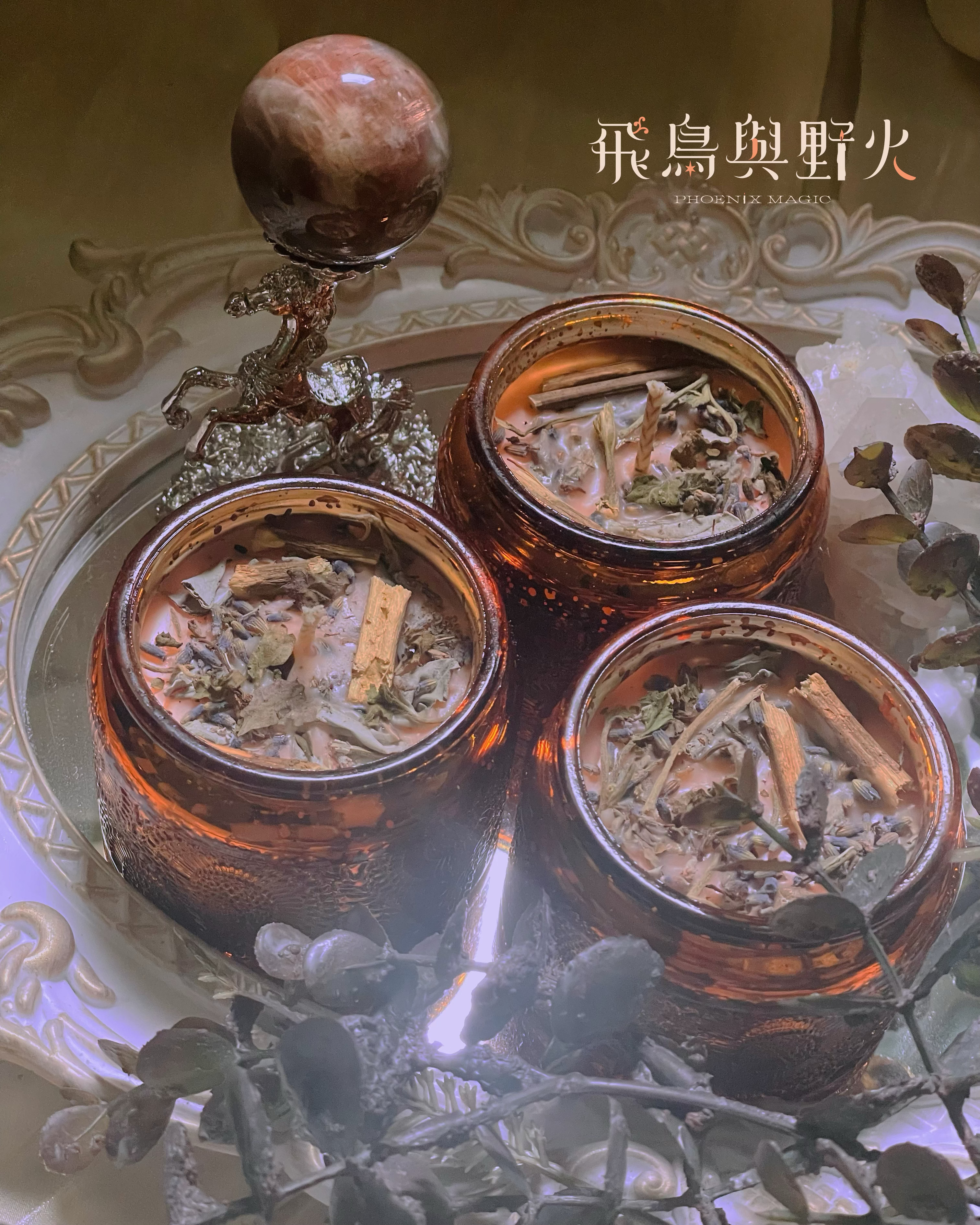 七脈輪系列臍輪(性輪)平衡蠟燭1