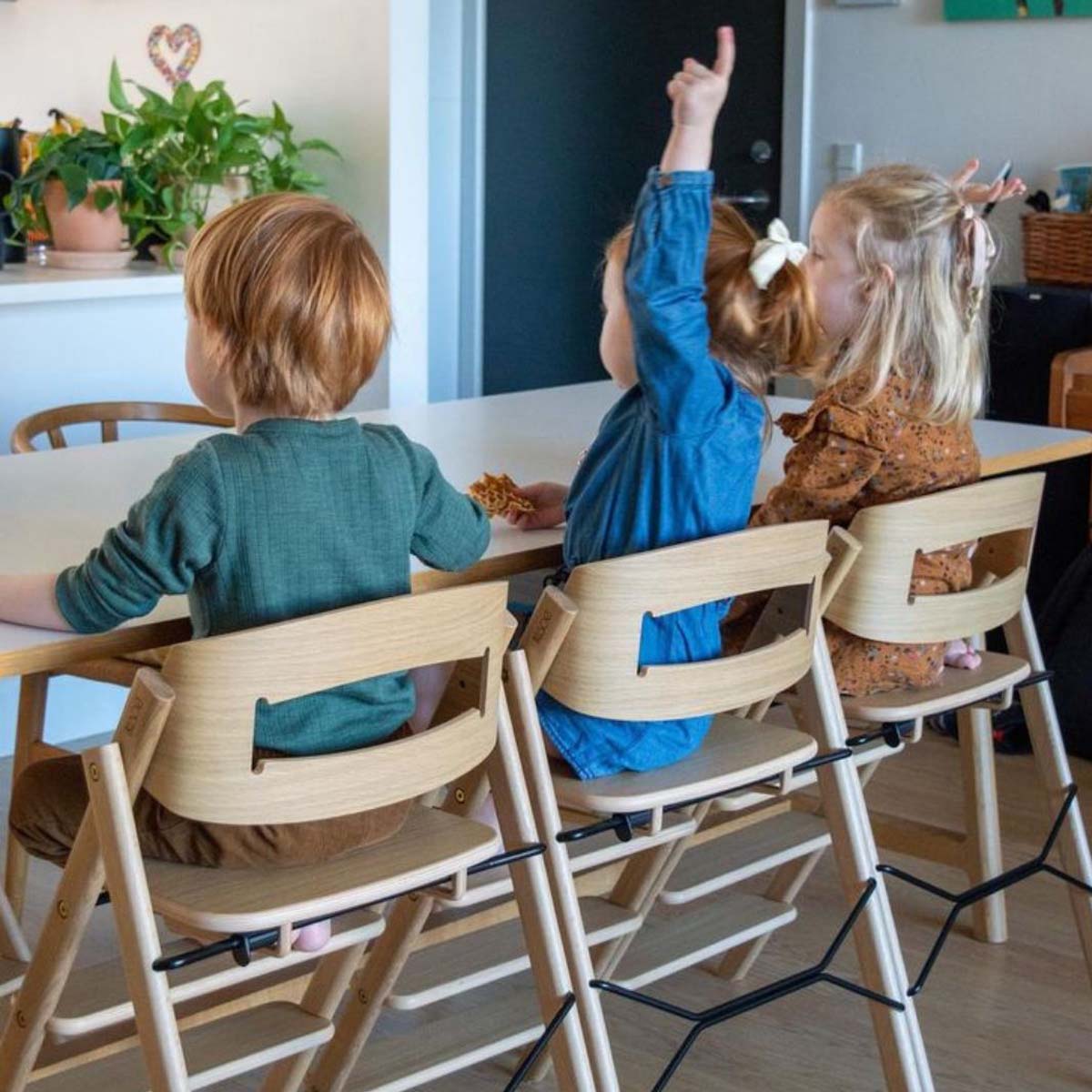 【KAOS】頂級橡木-Klapp永續折疊成長餐椅-頂級橡木5