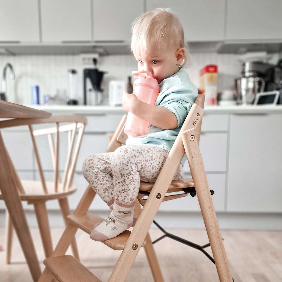 【KAOS】頂級橡木-Klapp永續折疊成長餐椅-頂級橡木 【KAOS】頂級橡木-Klapp永續折疊成長餐椅-頂級橡木