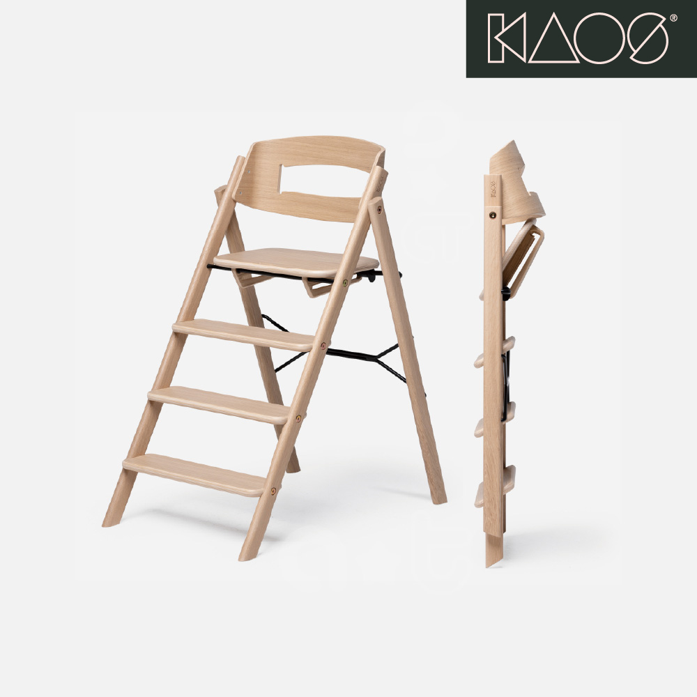 【KAOS】頂級橡木-Klapp永續折疊成長餐椅-頂級橡木 【KAOS】頂級橡木-Klapp永續折疊成長餐椅-頂級橡木