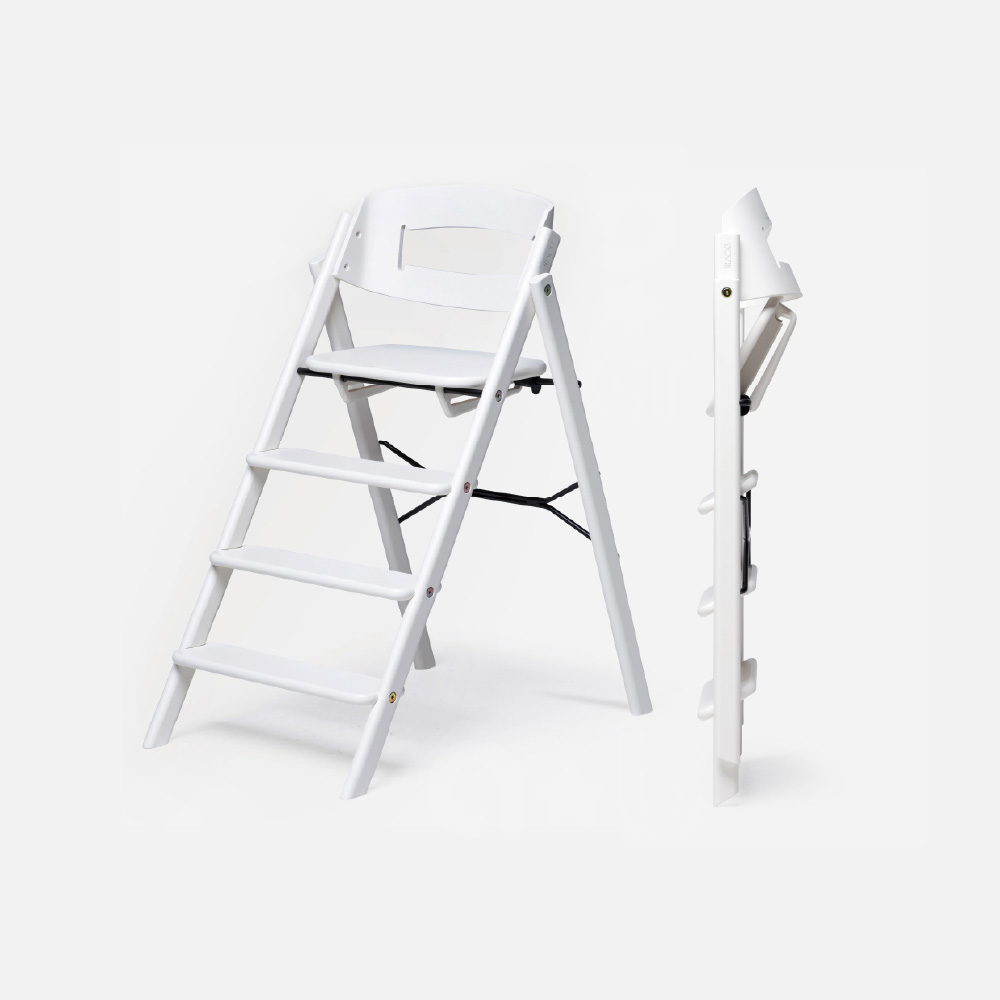 【KAOS】經典櫸木-Klapp永續折疊成長餐椅-挪威白 【KAOS】經典櫸木-Klapp永續折疊成長餐椅-挪威白