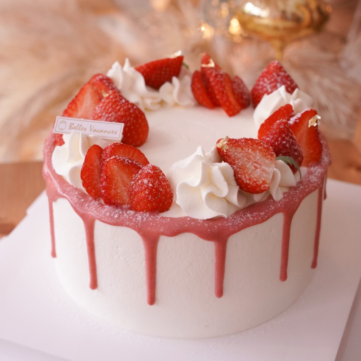 日光森林草莓戚風蛋糕