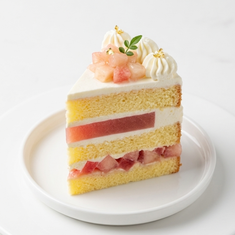 紅心芭樂蜜桃裸戚風 (早鳥優惠~4/20)2