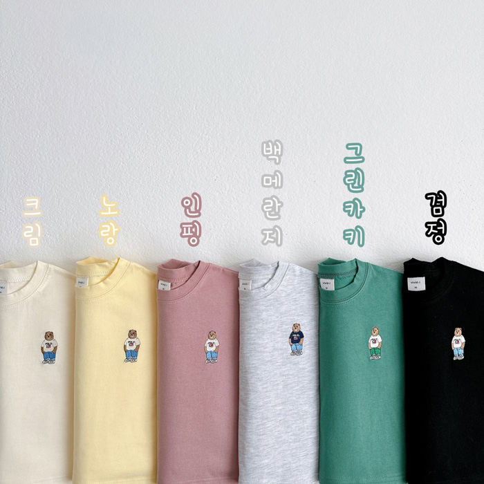 休閒小熊 T 恤11