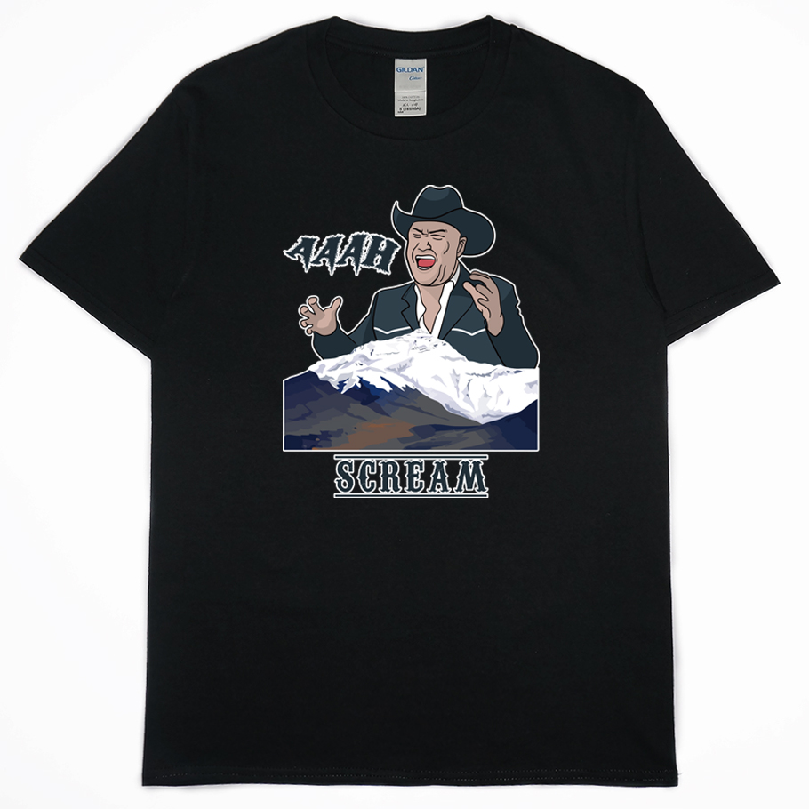 尖叫牛仔(短T)Hamburger T-shirt shop2