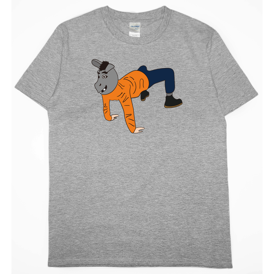 馬(短T)Hamburger T-shirt shop