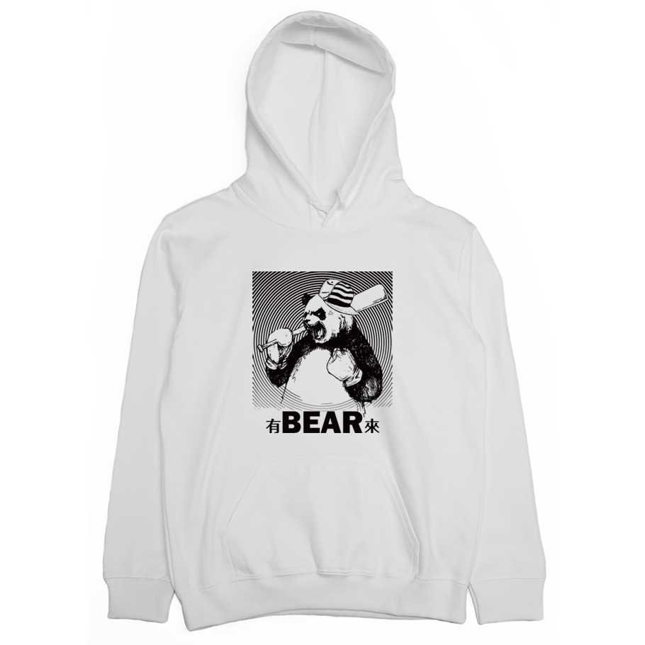 零碼出清 - 有BEAR來(帽T) 白M