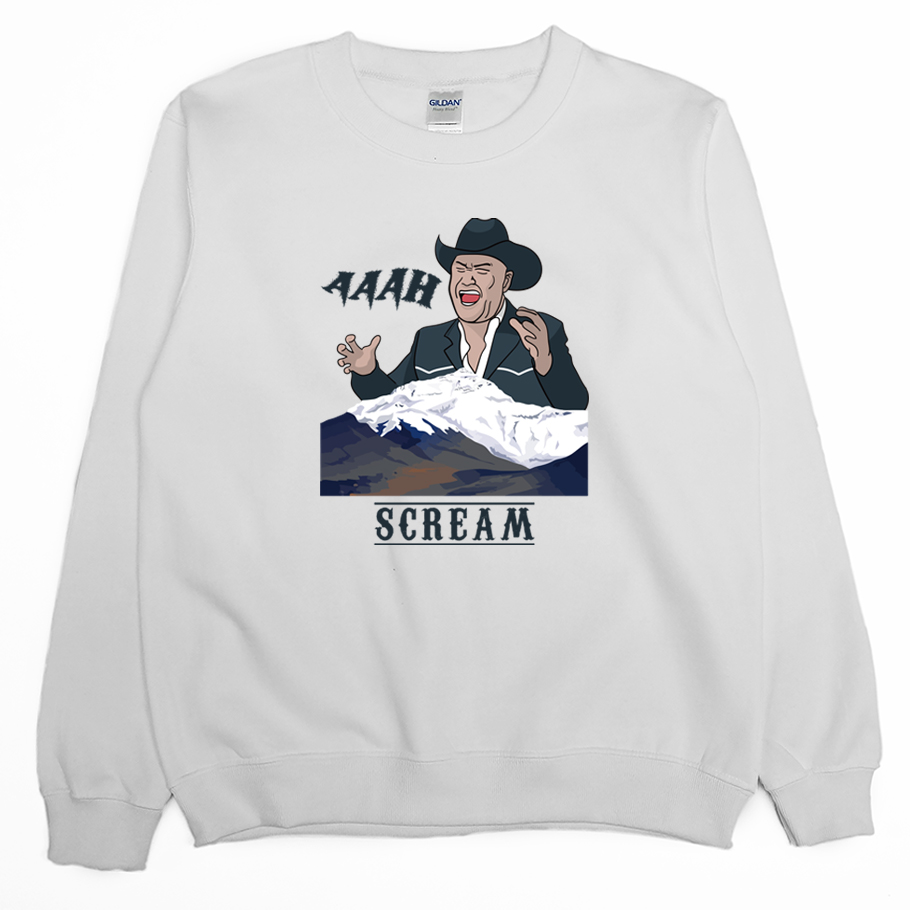 尖叫牛仔(大學T)Hamburger T-Shirt Shop