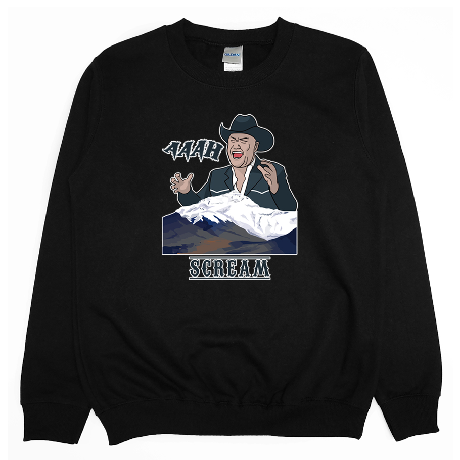 尖叫牛仔(大學T)Hamburger T-Shirt Shop4