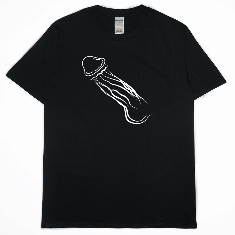 零碼出清 -水母(短T) 黑3XL