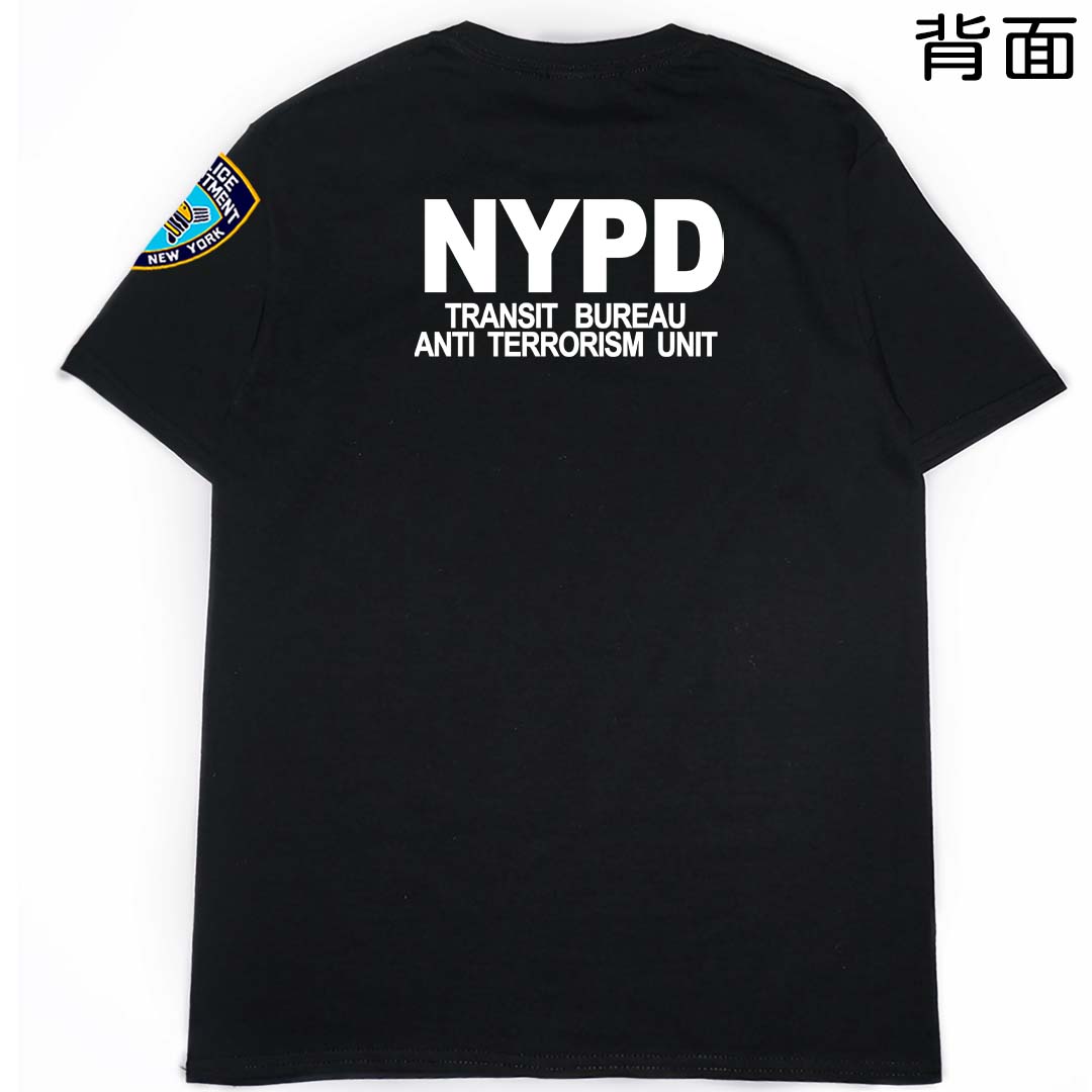 零碼出清 - NYPD警察(短T) 黑M