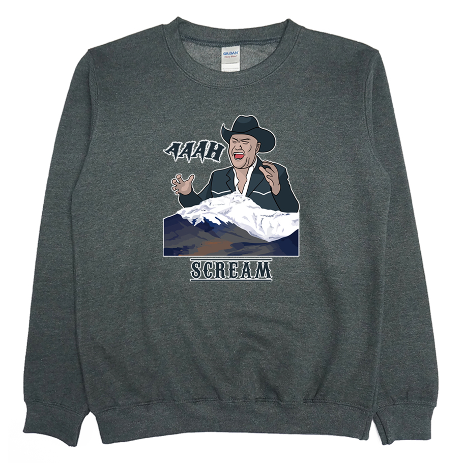 尖叫牛仔(大學T)Hamburger T-Shirt Shop3