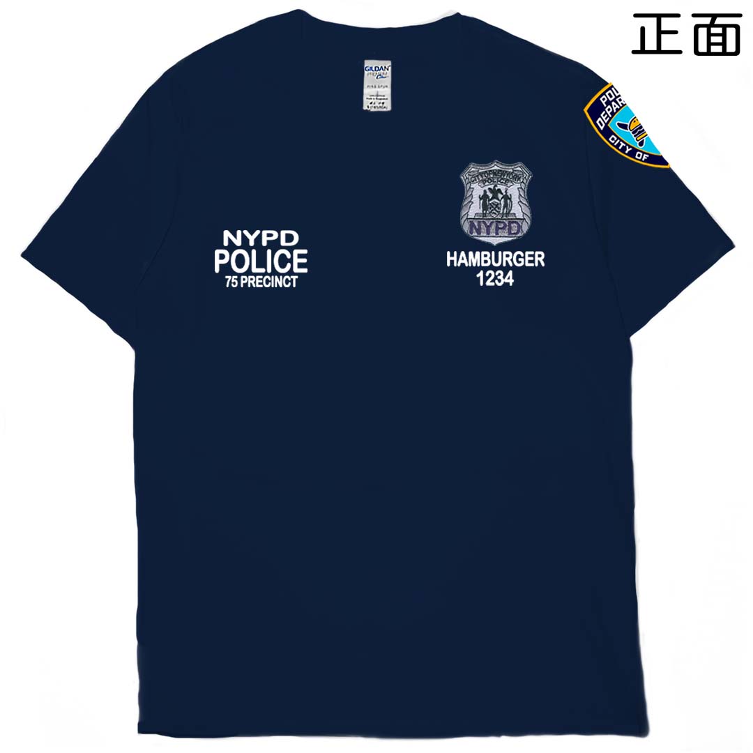 零碼出清 - NYPD警察(短T) 藏青5XL