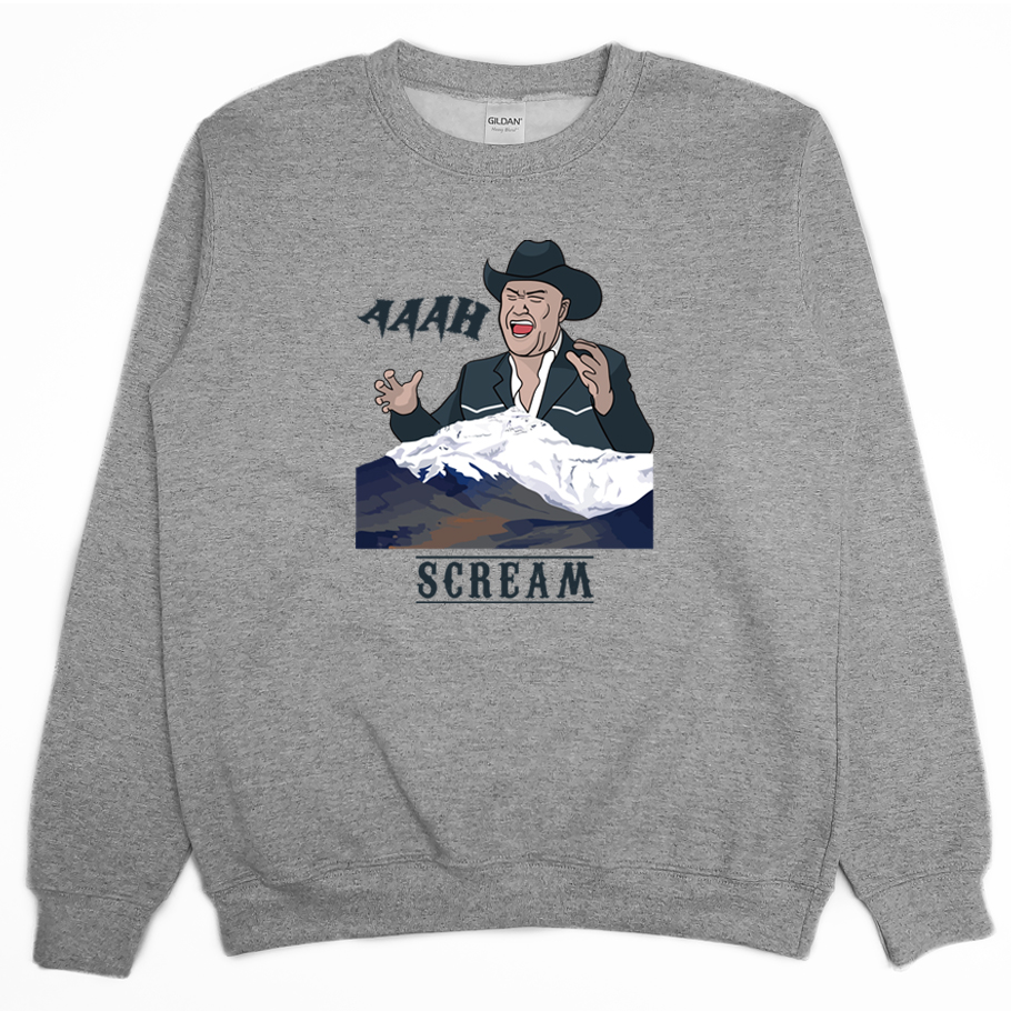 尖叫牛仔(大學T)Hamburger T-Shirt Shop2