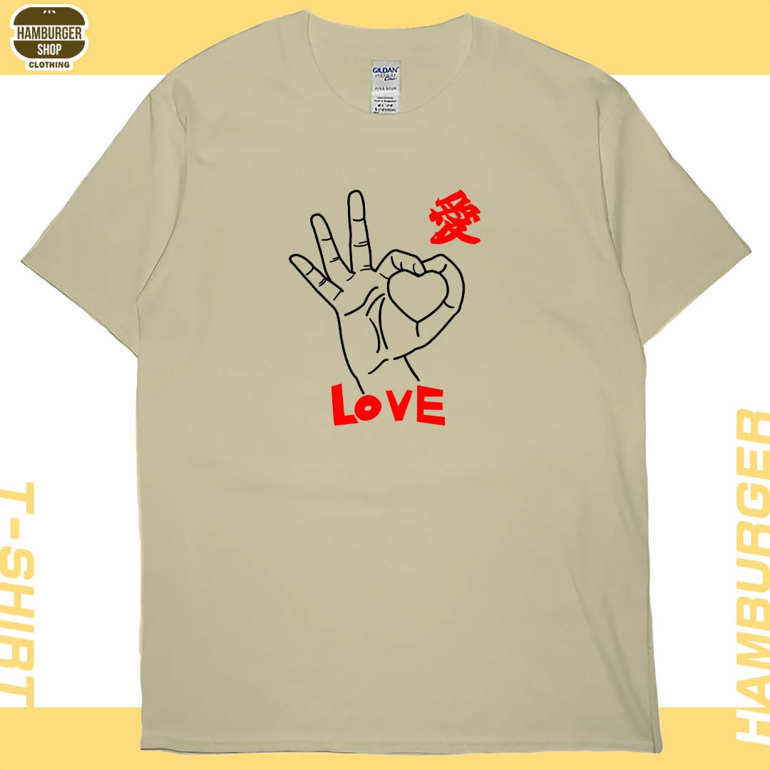 手指愛心(短T)Hamburger T-shirt shop1