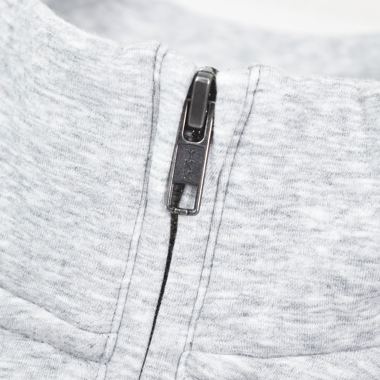 CLASSIC LOGO HALF ZIP SWEATSHIRT(灰)5