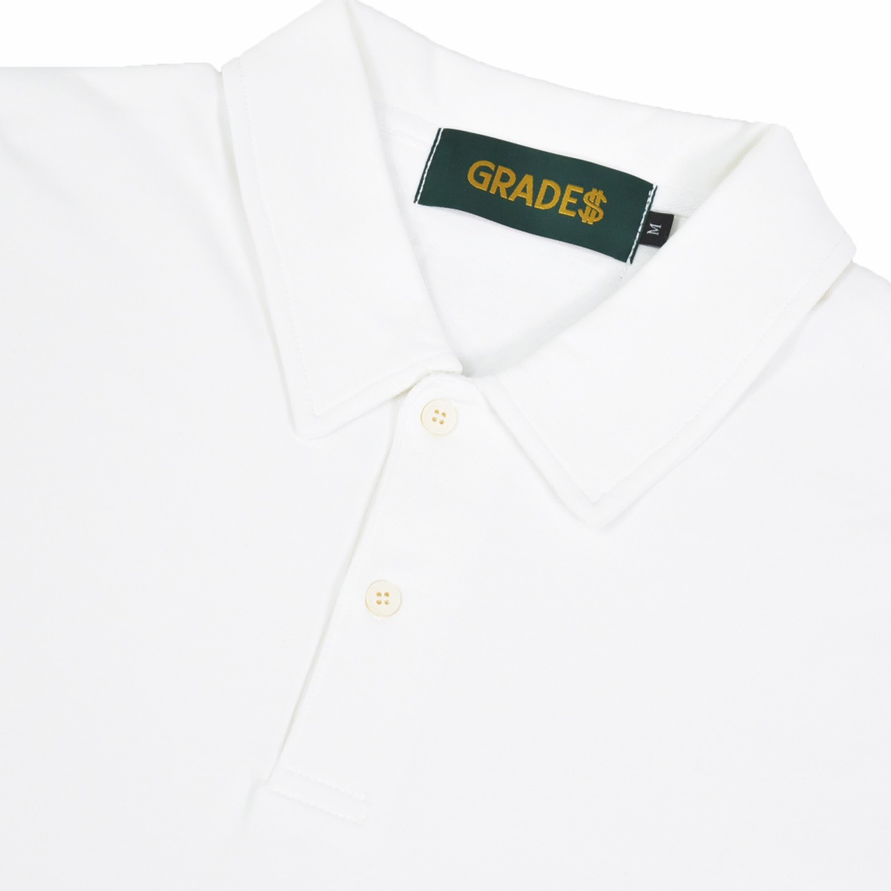 DISTORT LOGO POLO TEE(白)3