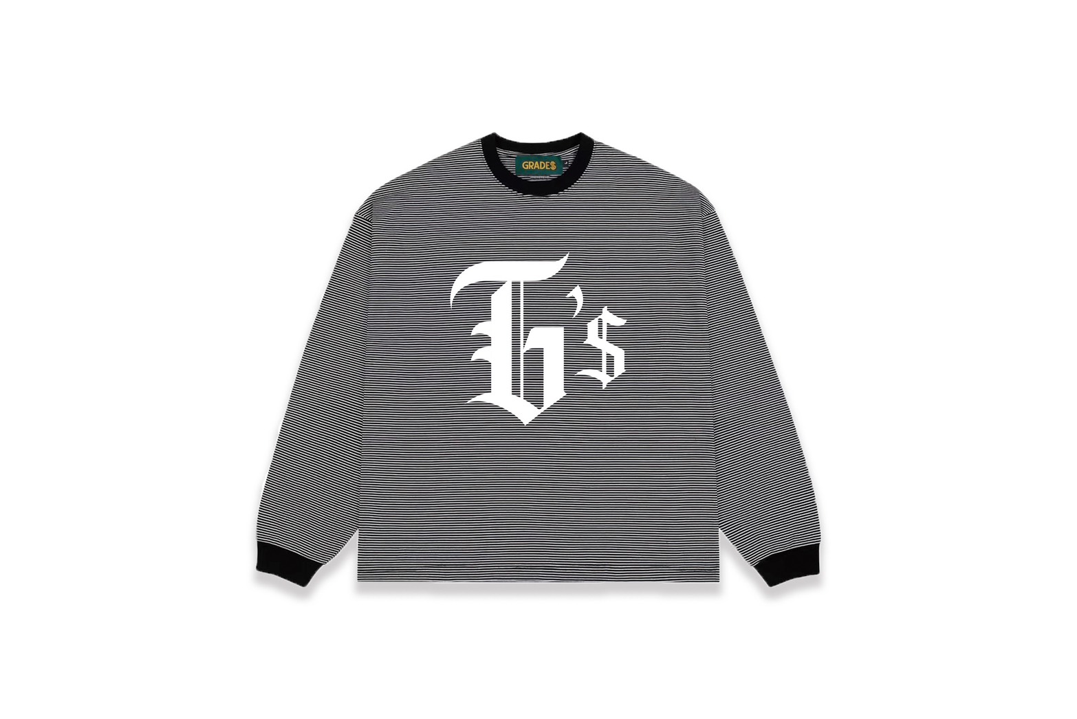 G'$ GOETHE STRIPE L/S TEE(黑白橫條)1