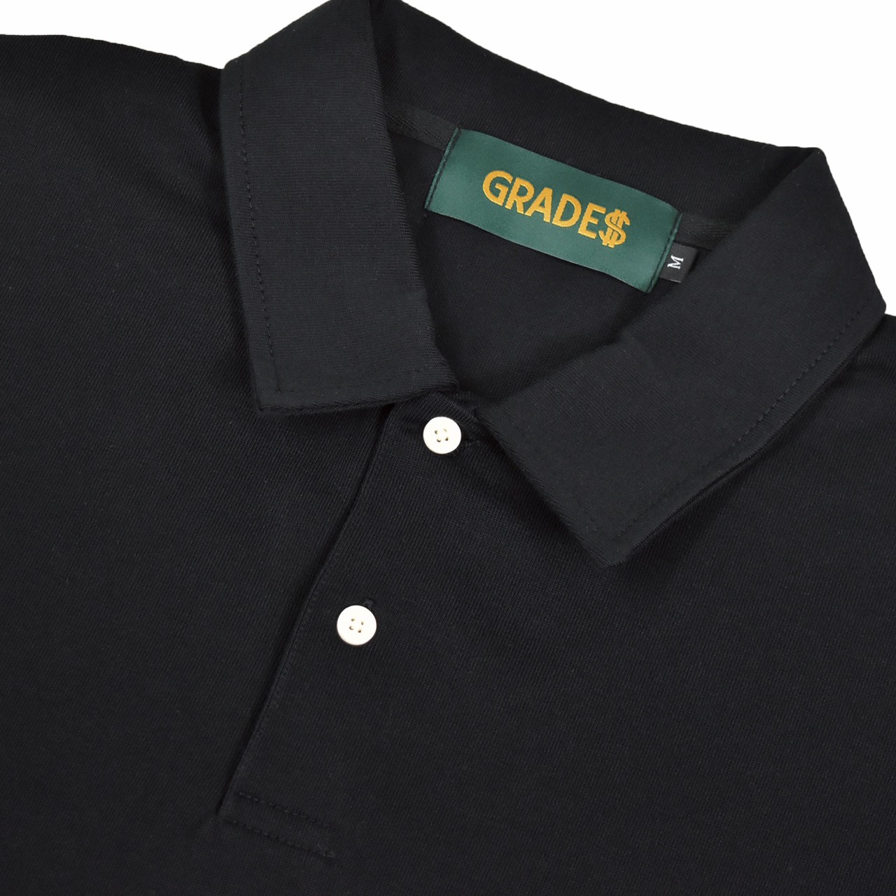 DISTORT LOGO POLO TEE(黑)3