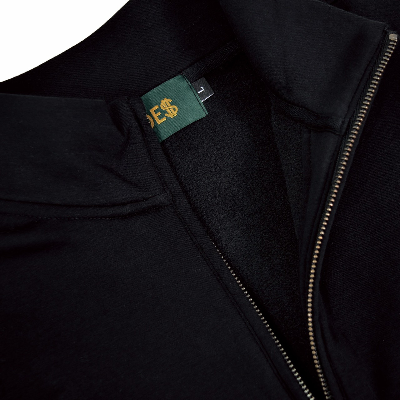 CLASSIC LOGO HALF ZIP SWEATSHIRT(黑)4