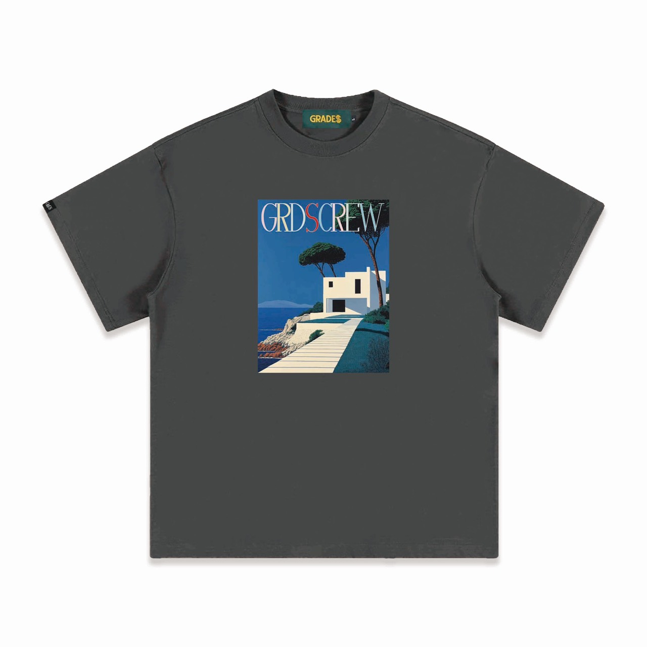 CLIFFSIDE VILLA T-Shirt(灰)4