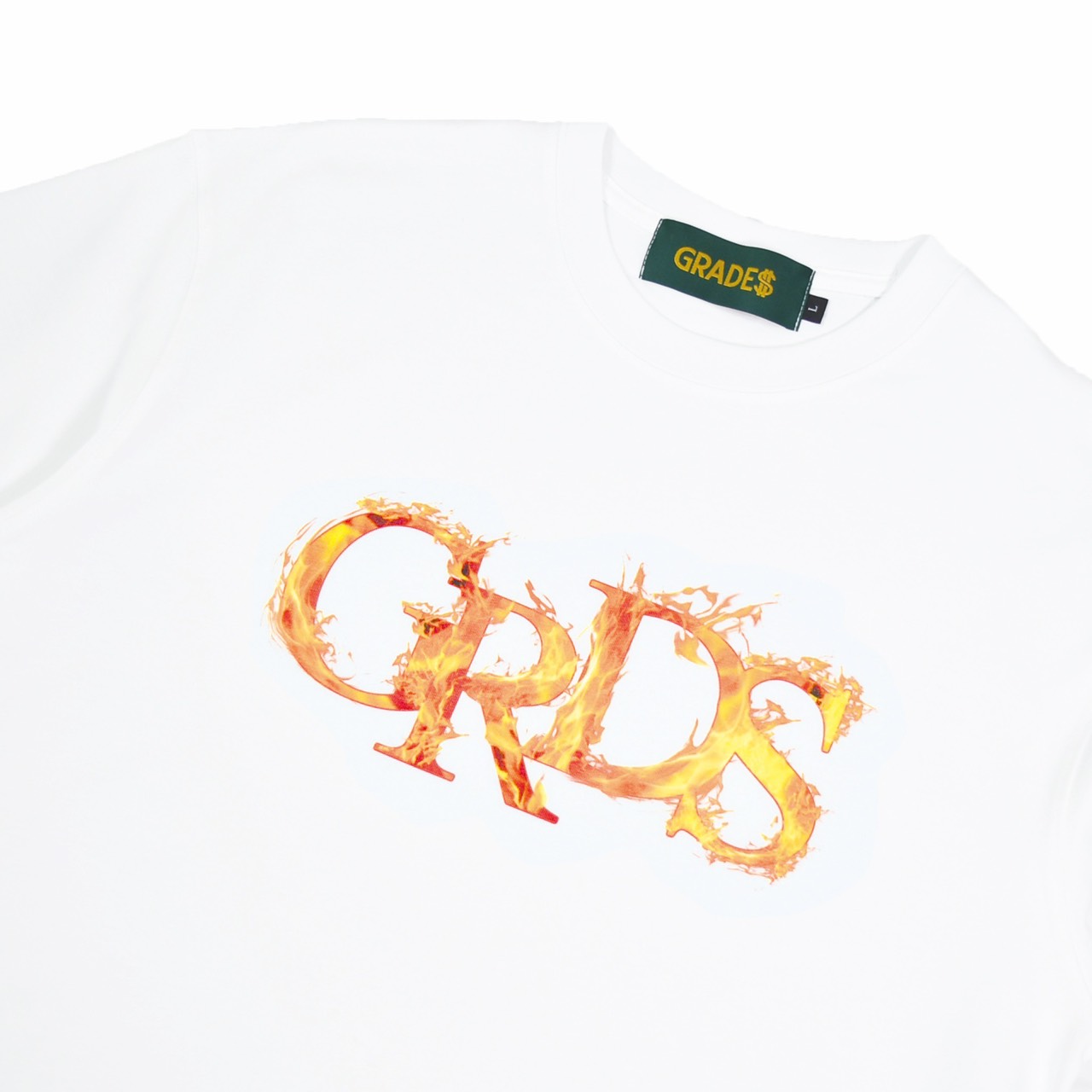 FIRE LOGO T-Shirt(白)2