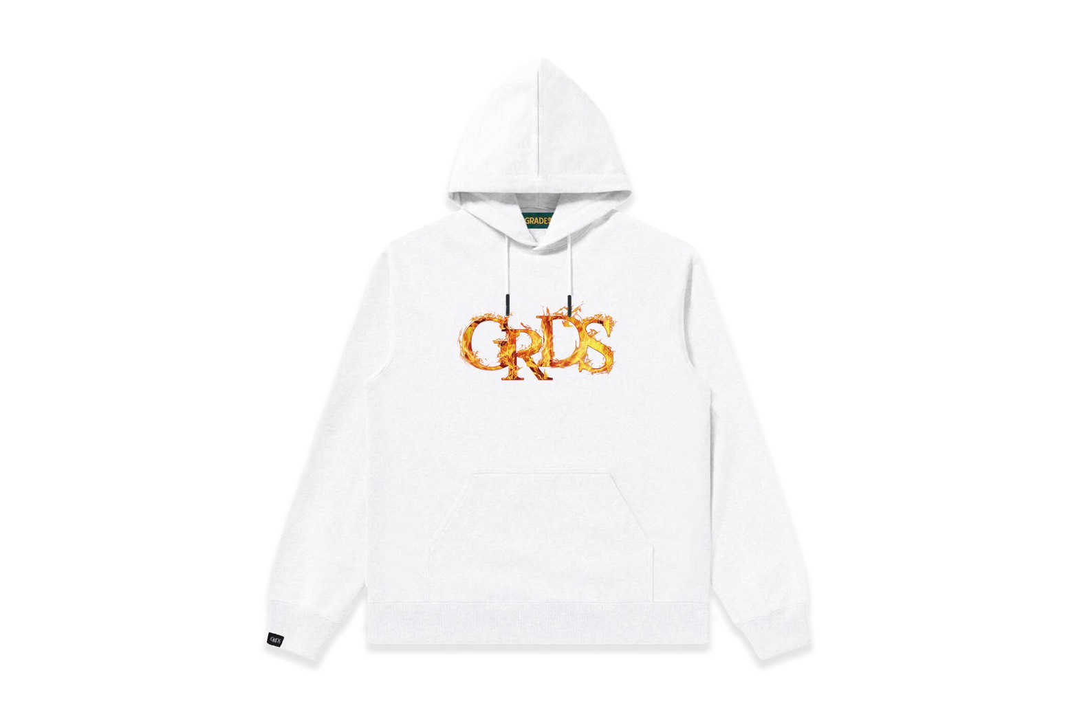 FIRE LOGO HOODIE(白)1