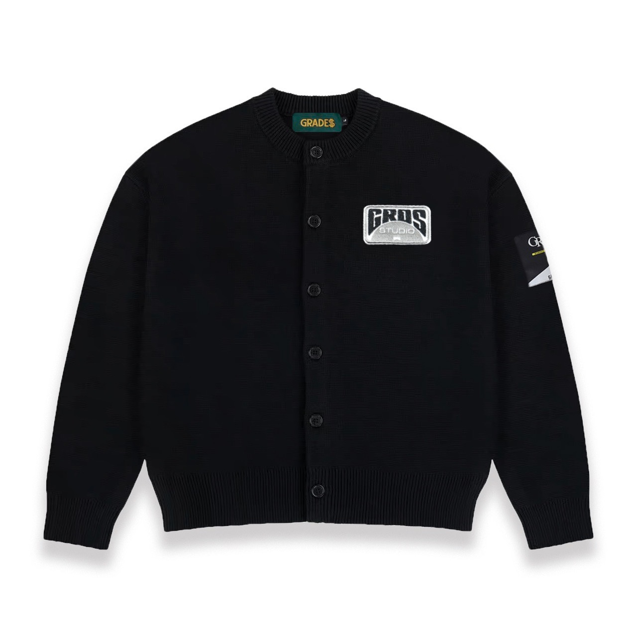 ROUTE MARKER KNIT JACKET(黑)7