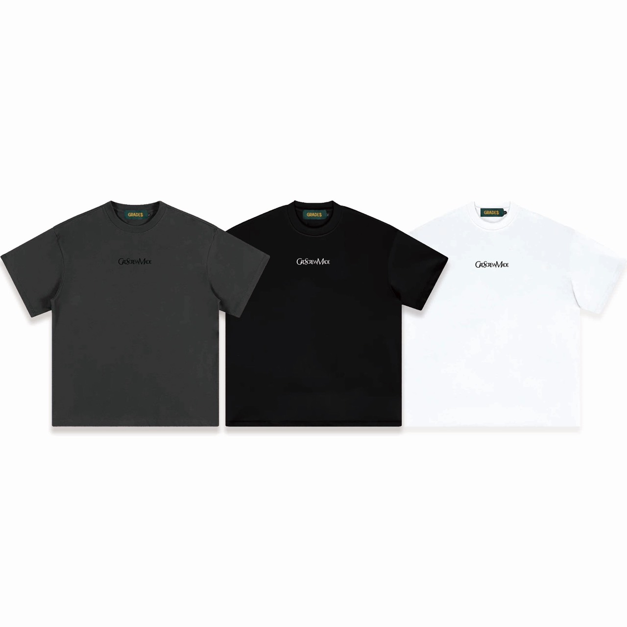 DISTORT LOGO T-Shirt(灰)4