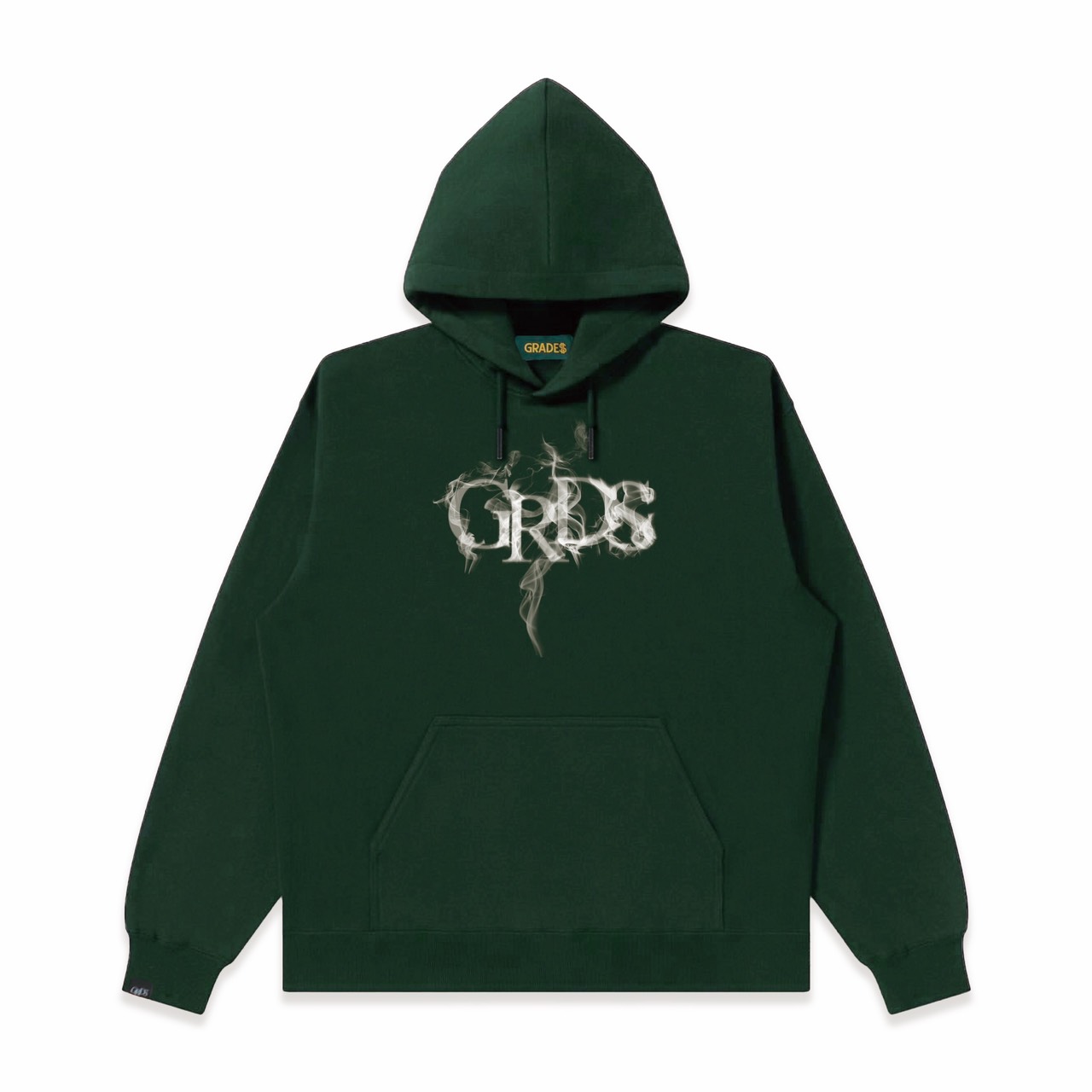 GRDS SMOKE LOGO HOODIE(墨綠/白)