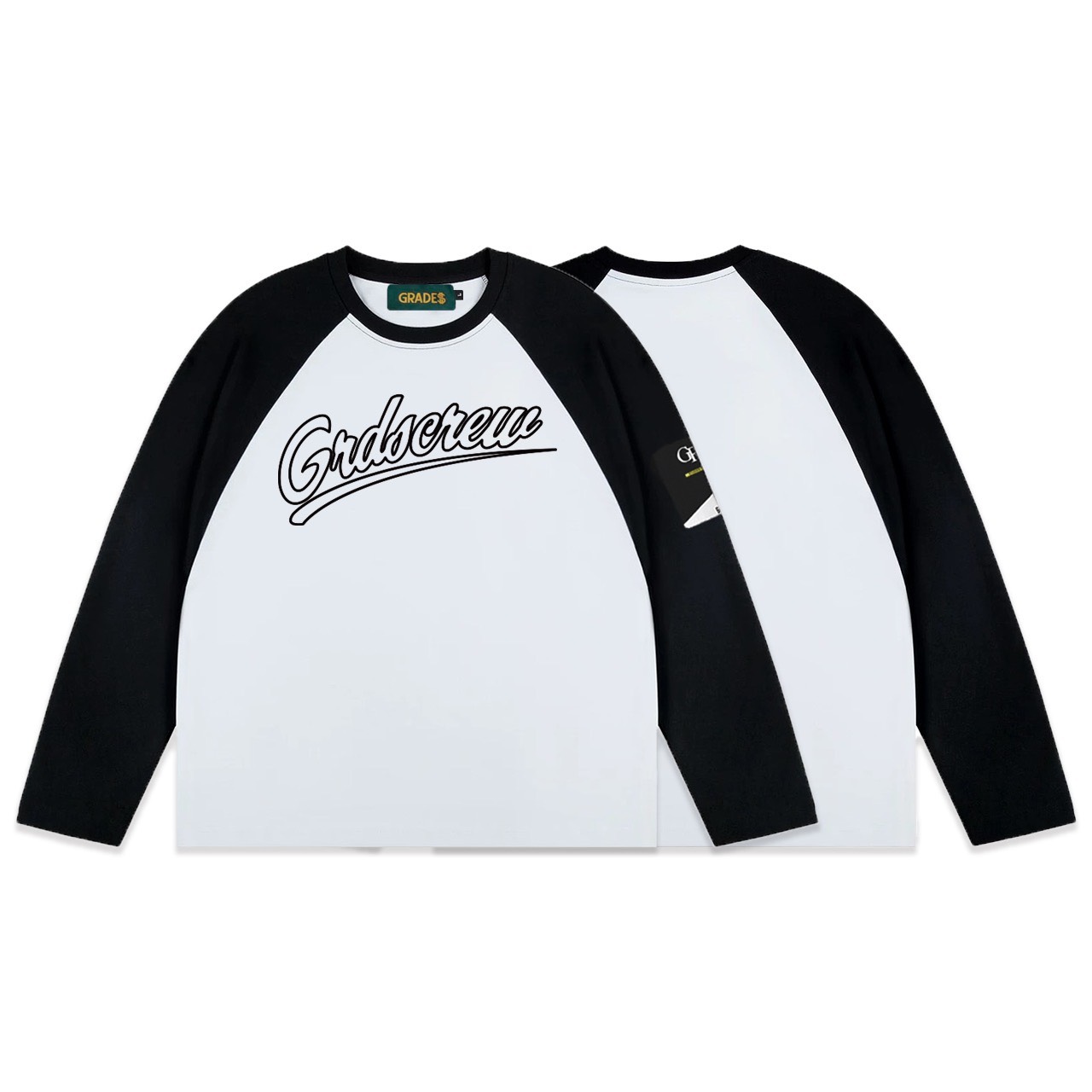 BASEBALL LOGO RAGLAN L/S Tee(黑)6