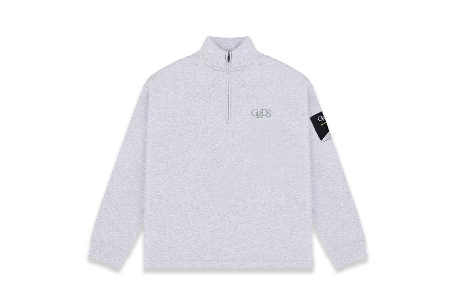 CLASSIC LOGO HALF ZIP SWEATSHIRT(灰)1