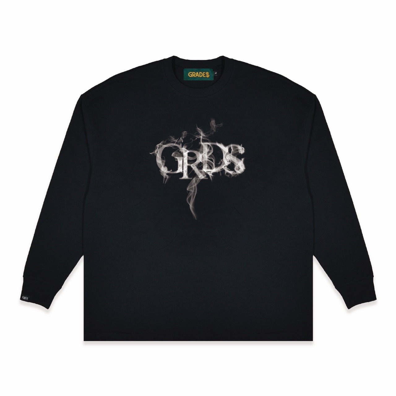 SMOKE LOGO L/S Tee(黑)