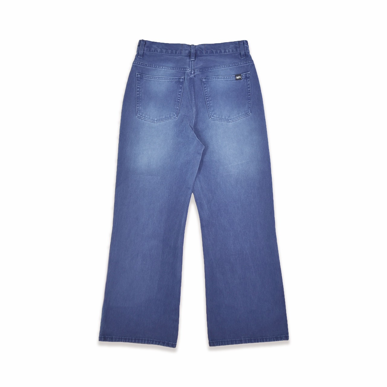 SCRIPT WIDE-LEG JEANS(藍)5