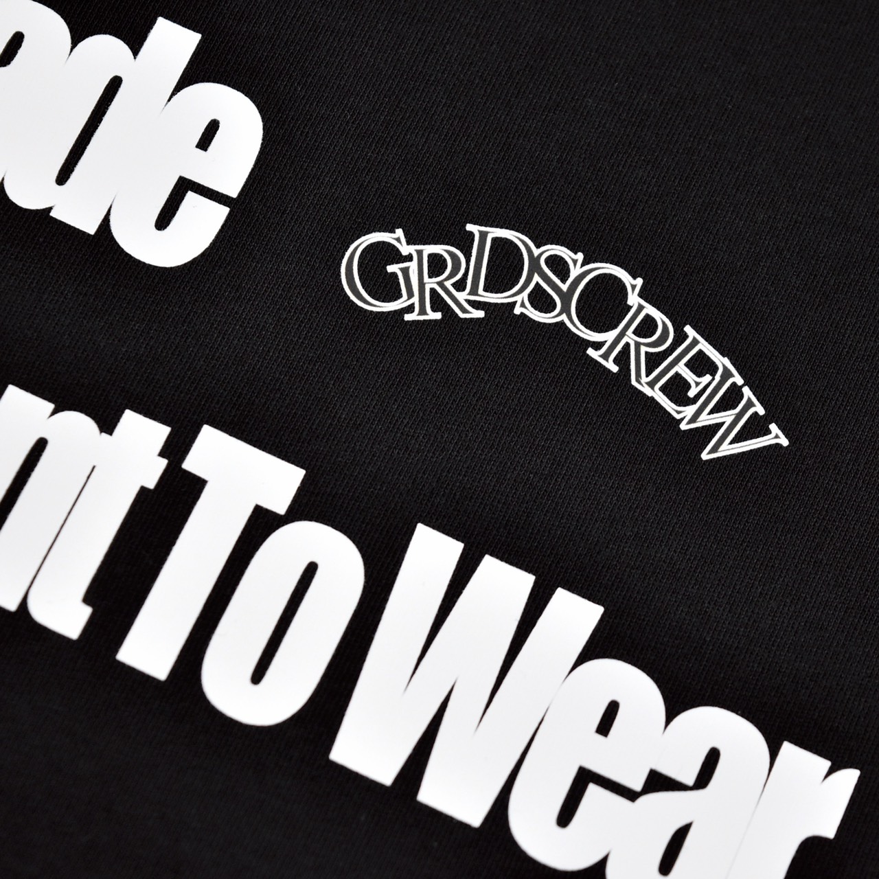 SLOGAN T-Shirt(黑)4