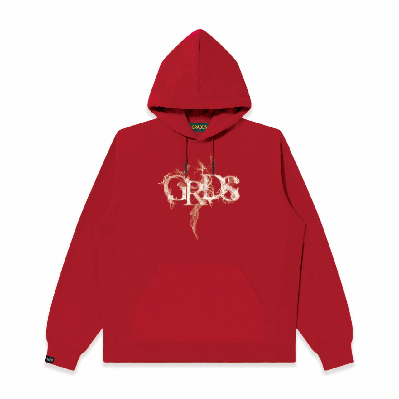 GRDS SMOKE LOGO HOODIE(紅/白)