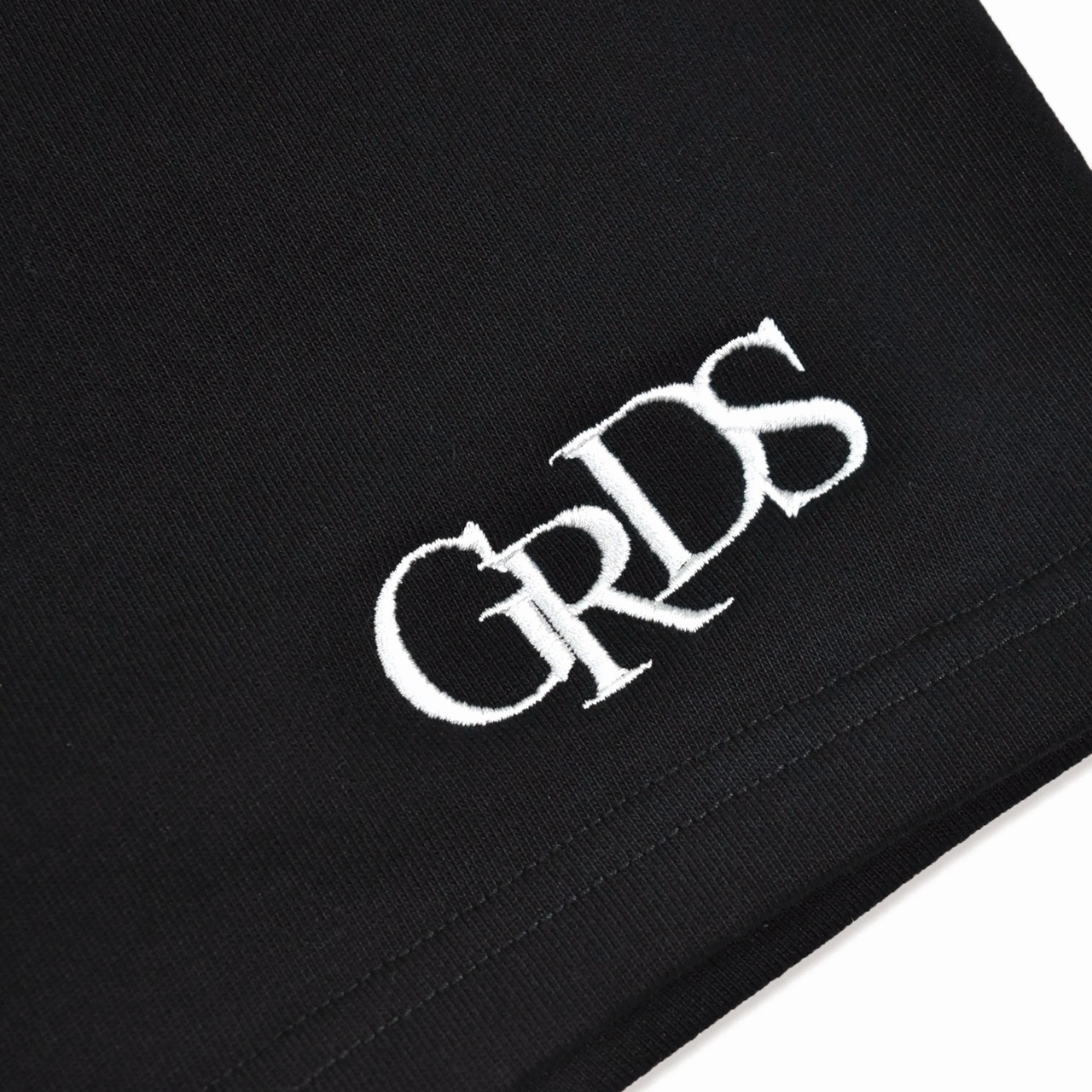 CLASSIC EMBROIDERY COTTON SHORTS(黑/白)2