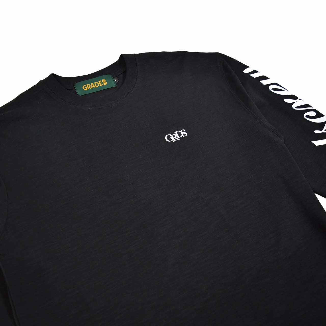 SCRIPT SLEEVE L/S Tee(黑)3