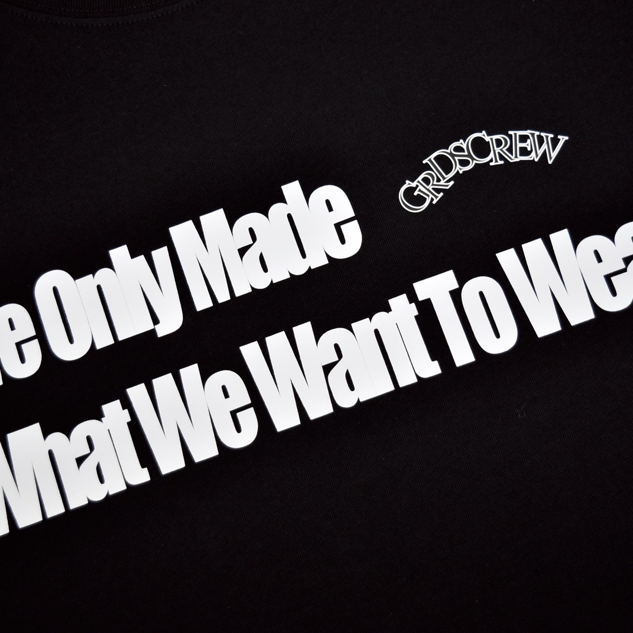 SLOGAN T-Shirt(黑)3