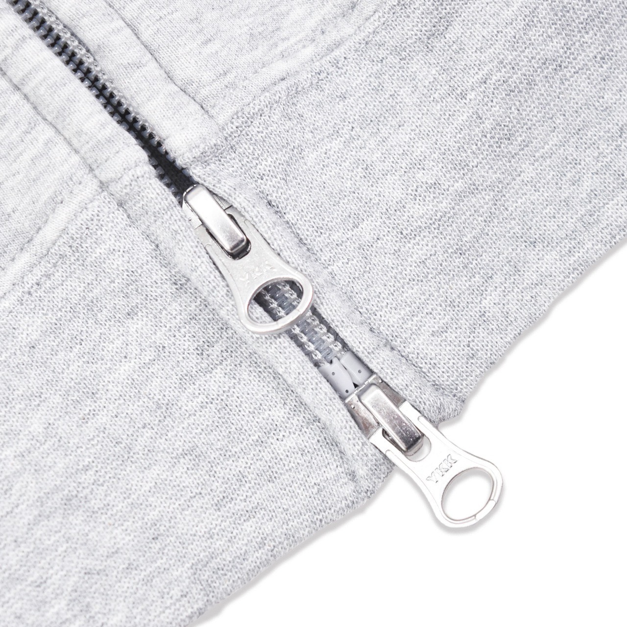 THE SIGN BADGE ZIPPER HOODIE(太空棉/灰)5