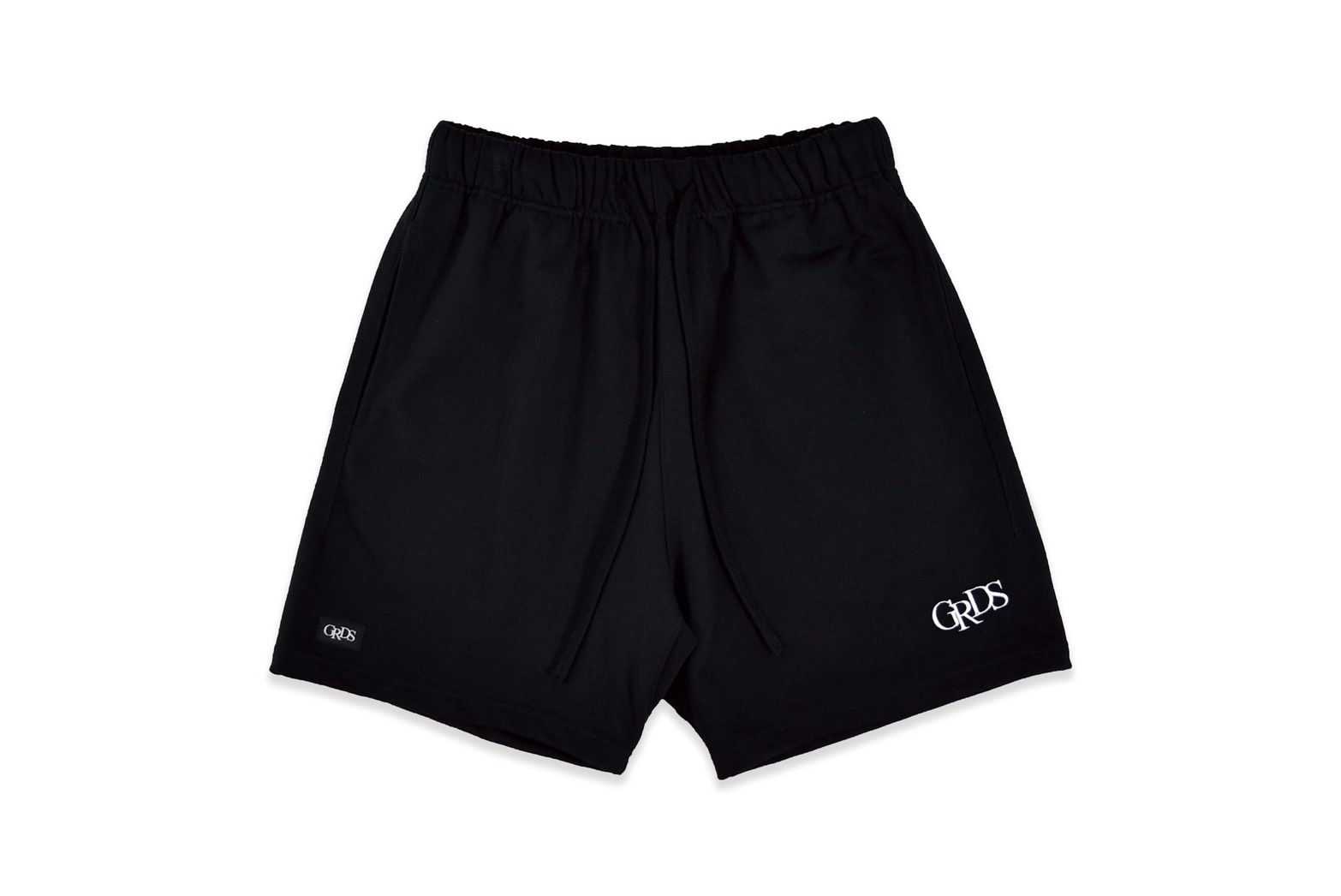 CLASSIC EMBROIDERY COTTON SHORTS(黑/白)1