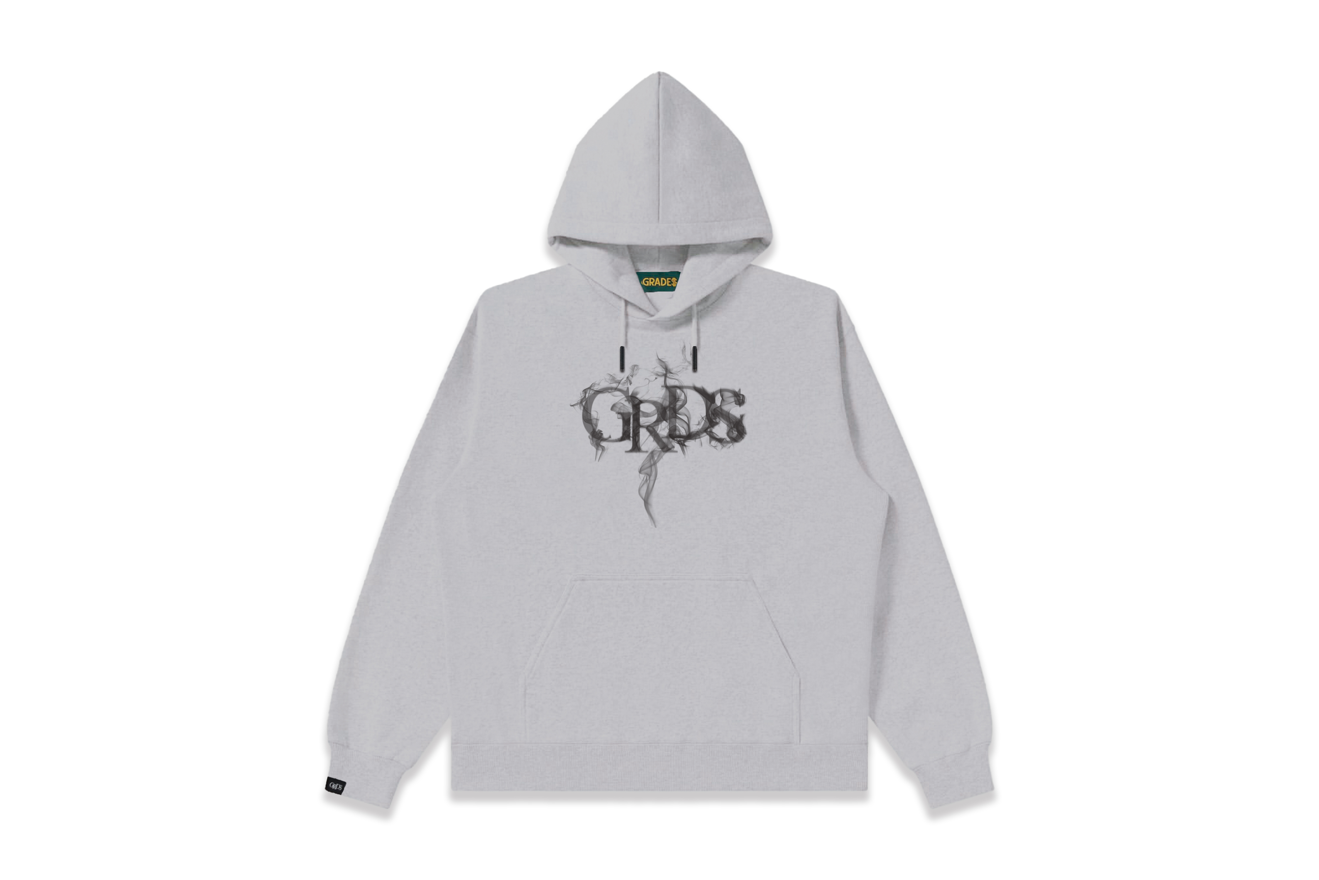 GRDS SMOKE LOGO HOODIE(灰/黑)