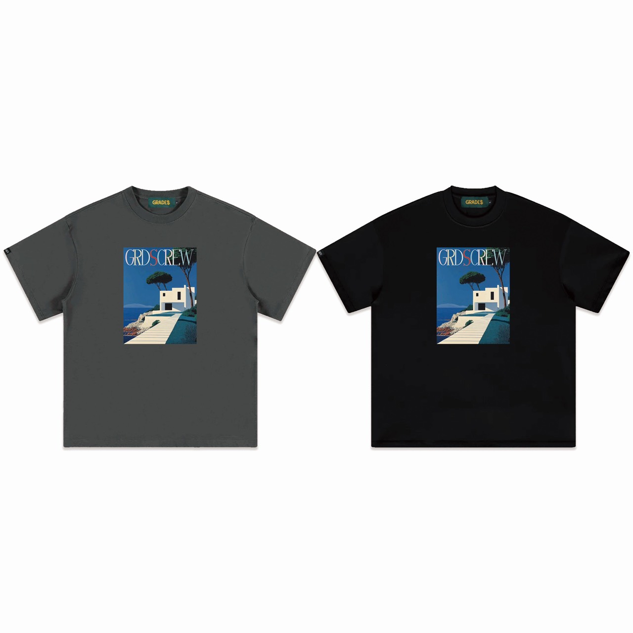CLIFFSIDE VILLA T-Shirt(黑)6