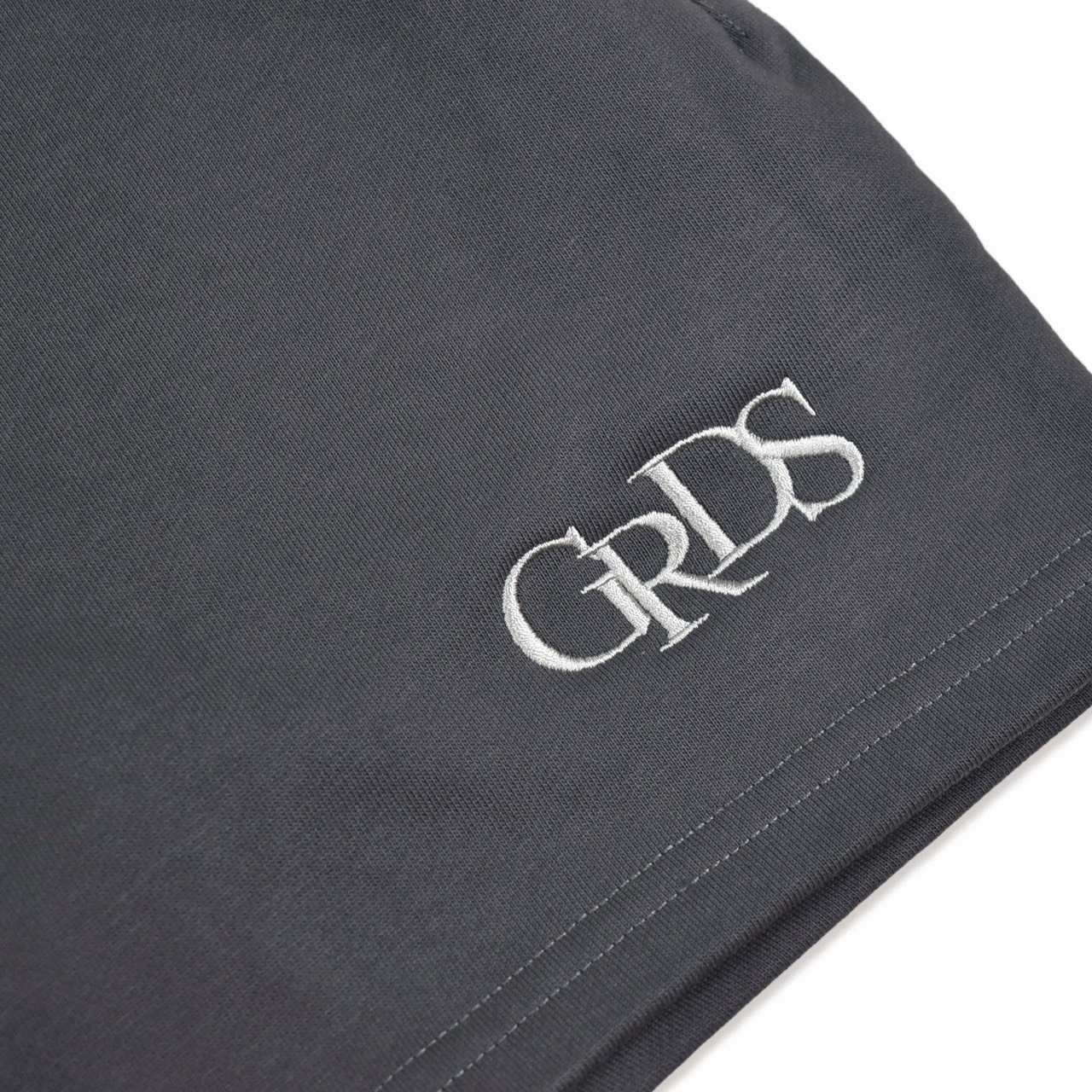 CLASSIC EMBROIDERY COTTON SHORTS(灰/銀)2
