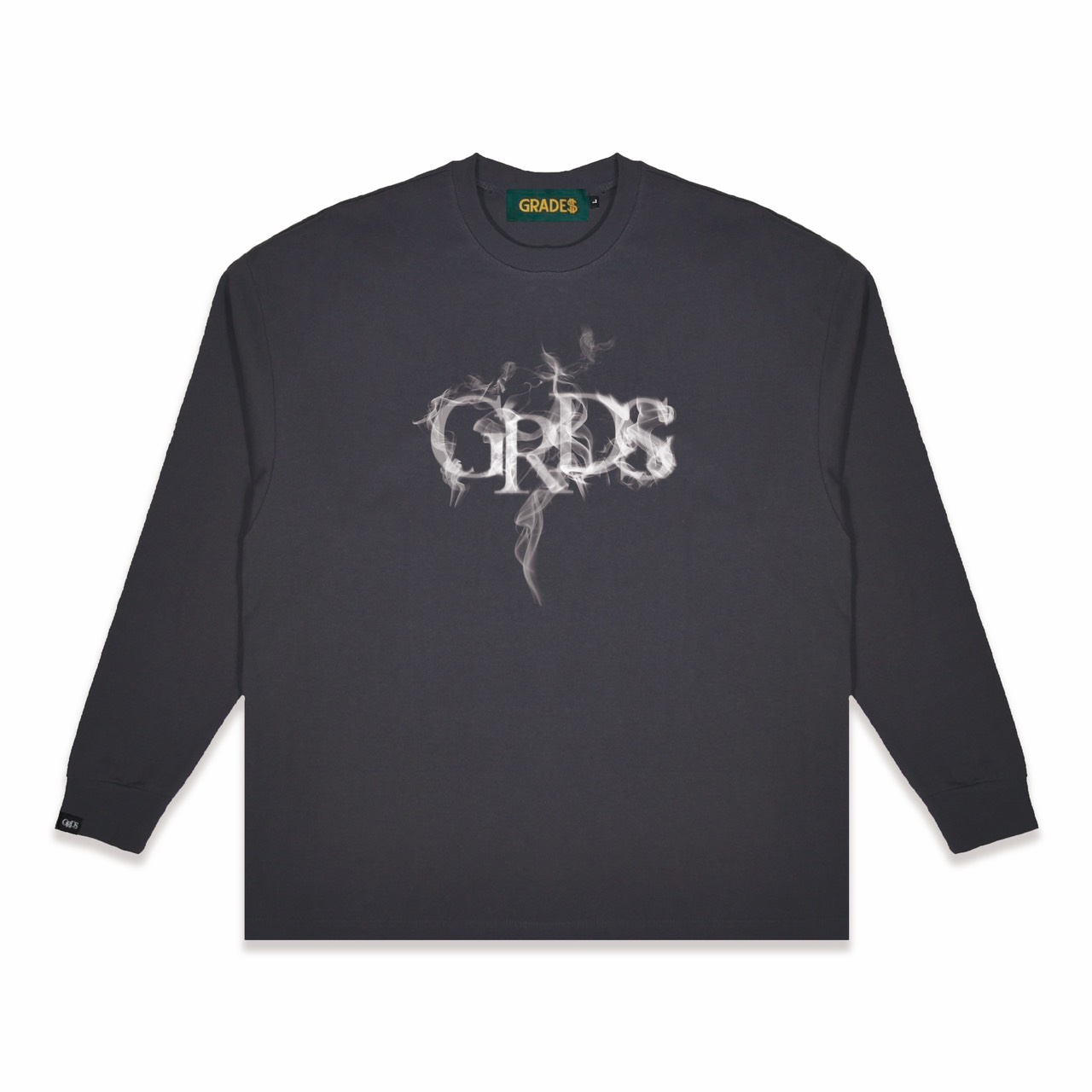 SMOKE LOGO L/S Tee(深灰)