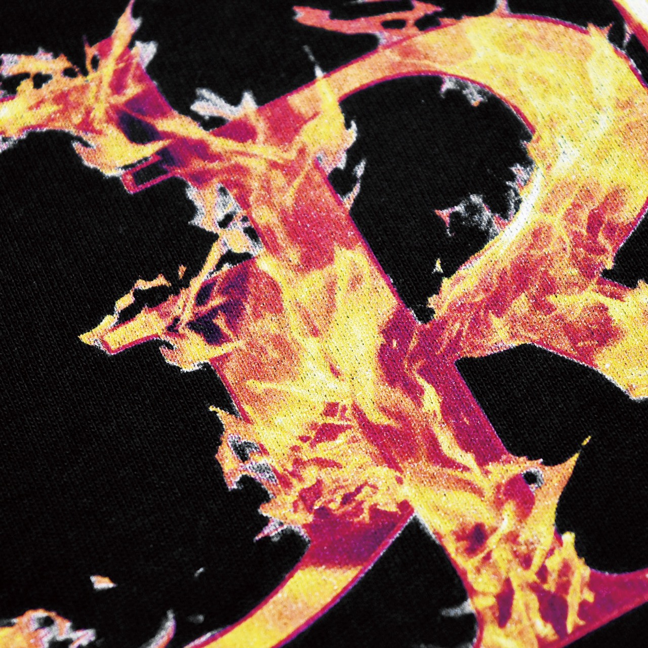 FIRE LOGO L/S Tee(黑)3