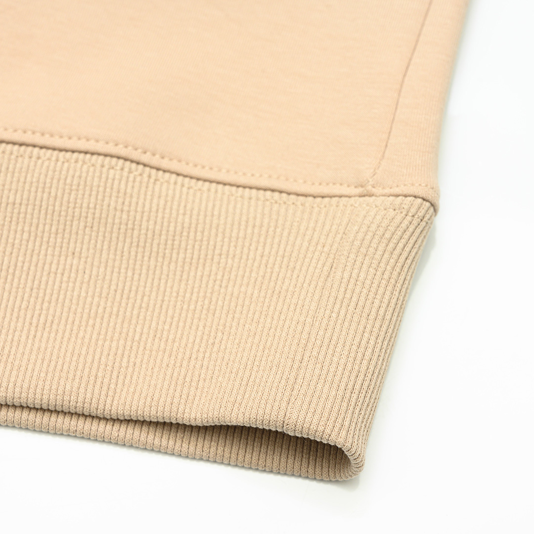 KANGOL袋鼠女款小Logo圓領T-卡其