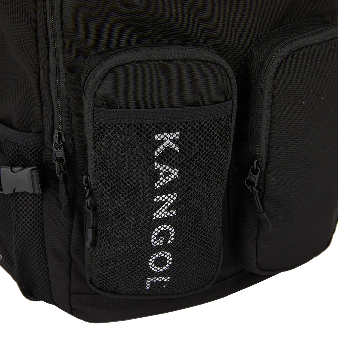 KANGOL袋鼠基本後背包-黑